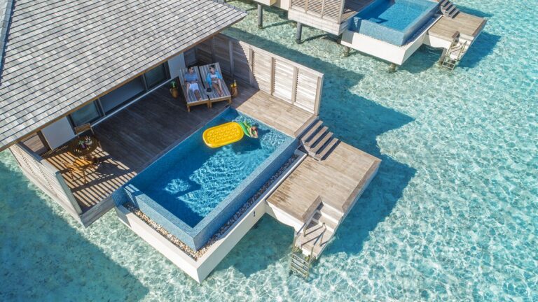 The Residence Dhigurah Water Pool Villa Deck