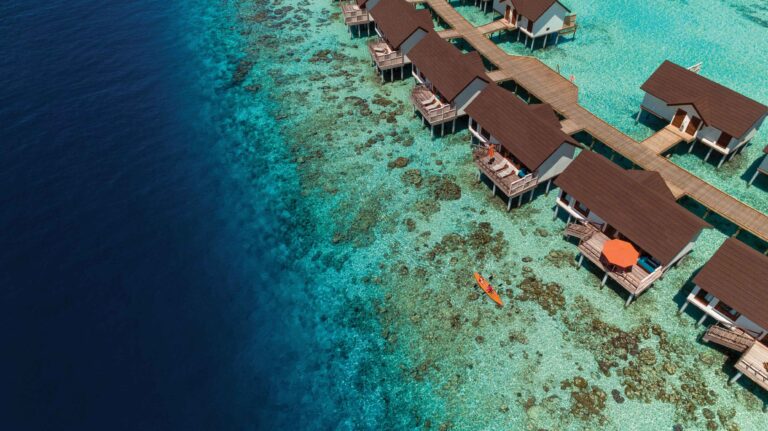 Oblu Sangeli Aerial Water Villas Reef