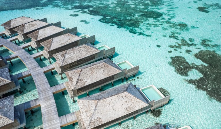 Jawakara Maldives Mabin Water Pool Villa Aerial