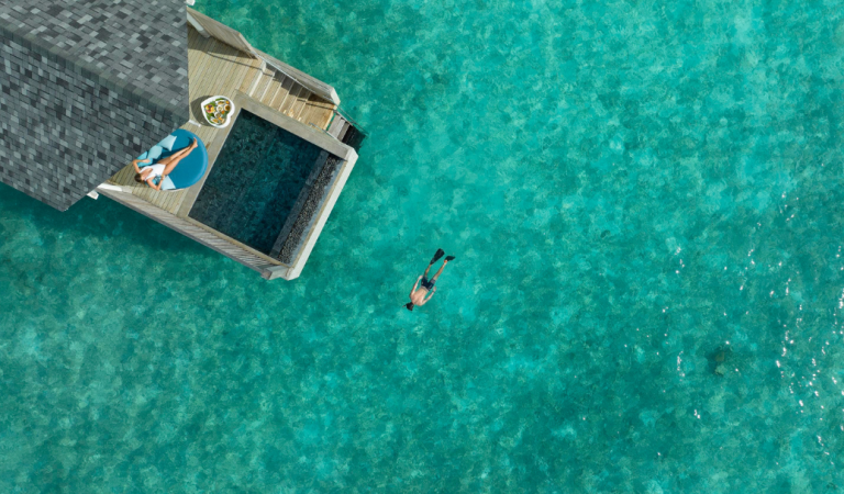 Raaya by Atmosphere Maldives Water Pool Villa Aerial